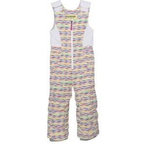 Boulder Gear Kids Ski Bib white dash Jumpsuit winter sz 5